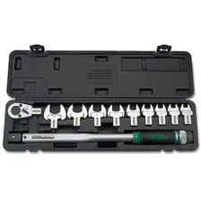 Динамометрический ключ с набором Toptul 1/2" 40-210 Нм GAAI1101
