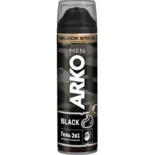 Гель для бритья Arko Black 2 в 1 (200мл)