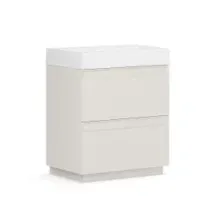 Тумба под умывальник Belux Базель Н 70-02 Светлый Миндаль матовый