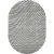 Ковер для жилой комнаты Valentis Juno E133AG-GREY-OVAL (1.4x2)