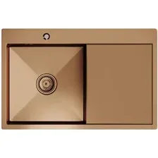 Кухонная мойка Mixline Pro 552921 (бронза, с сифоном)