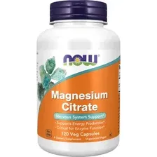 Витамины, минералы Now Foods Магний Цитрат/Magnesium Citrate (120 капсул)