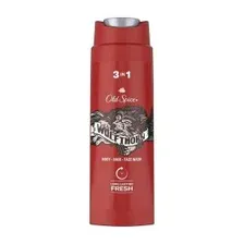 Гель для душа+для лица+шампунь Wolfthorn 3в1 400мл Old Spice