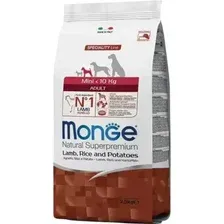 Сухой корм для собак Monge Mini Adult Lamb, Rice and Potatoes 2.5 кг