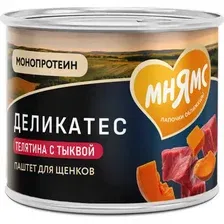 Влажный корм для собак Мнямс Асадо по-аргентински телятина с тыквой / 170937 (200г)