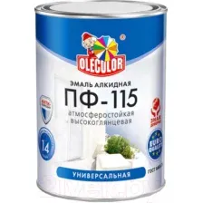 Эмаль ПФ-115 OLECOLOR красная (800 г)