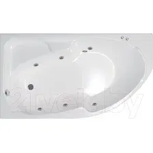 Ванна Triton София 170x95 L Базовая Flat (с гидромассажем)