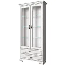 Шкаф-витрина Anrex Tiffany 2V2S (вудлайн кремовый)