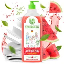 Synergetic средство для мытья посуды антибактериальный, с ароматом арбуза 1л