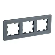 Рамка для выключателей и розеток IEK Brite BR-M32-G-41-K53 (графит)