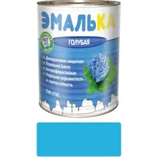 Краска Эмалька ПФ-115 С 0.9 л (голубой)