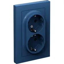 Розетка Systeme Electric AtlasDesign ATN001124 (аквамарин)