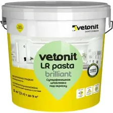 Шпатлевка Weber готовая, Vetonit LR Pasta Brilliant, 5 кг