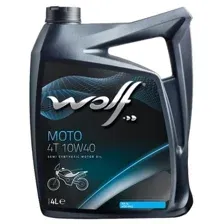 Моторное масло Wolf Moto 4T 10W-40 4л