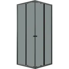 Душевой уголок Niagara Eco NG-1008-14QT 80x80x190 (черный/стекло тонированное)