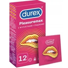 Презервативы из натурального латекса Durex® Pleasuremax 12шт