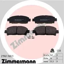 Тормозные колодки дисковые передняя ось ZIMMERMANN 21961.160.1