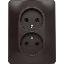 Розетка Schneider Electric Glossa GSL000820 (шоколад)