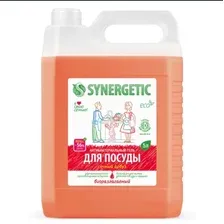 Средство для мытья посуды SYNERGETIC антибактериальное, гипоаллергенное, с ароматом арбуза, 5л (103501)
