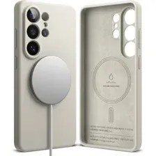 Чехол-накладка Ringke Silicone Magnetic для Galaxy S26 Ultra (Stone)
