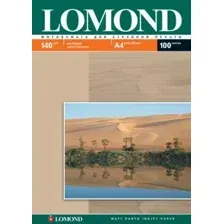 Фотобумага Lomond А4, 140 г/м, 100 л. / 0102074 (матовая)