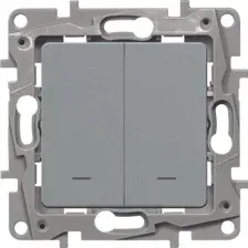 Выключатель Legrand Etika 672404 (алюминий)