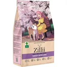 Корм для собак Zillii Adult Dog Large Breed, индейка с ягненком, 3 кг