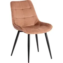 Стул TetChair Abruzzo металл/велюр (коричневый HLR11/черный)
