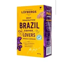 Кофе молотый Lofbergs Brazil 450гр
