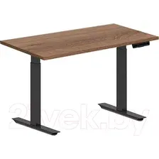 Стол с подъемным механизмом Fit Focus FTF-E Х-2 130x67.5x1.8 (черный/дуб денвер трюфель)