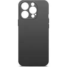 Чехол-накладка BoraSCO Microfiber Case для Apple iPhone 15 Pro / 72429 (черный)