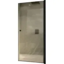Душевая дверь MaybahGlass 60x198 / MGD-799-6 (бронзовое матовое стекло/черный)