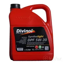 Масло моторное DIVINOL SYNTHOLIGHT DPF 5W-30 5 л 49180K007 DIVINOL 49180K007