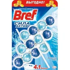 Средство для унитаза Bref Сила-Актив Океанский бриз 3х50 г