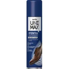 Пропитка для обуви Salton Unimax От воды для гладкой кожи замши нубука велюра и текстиля (250мл)