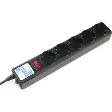 Сетевой фильтр Power Cube 5 розеток, черный, 5 м (SPG-B-15-BLACK)