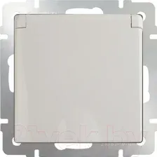 Розетка Werkel WL03-SKGSC-01-IP44 (слоновая кость)