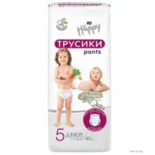 Подгузники-трусики "Baby Happy Junior" (11-18 кг; 40 шт.)