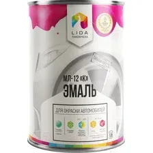 Эмаль автомобильная Lida МЛ-12 К (800г, черный)
