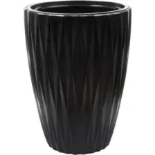 Кашпо Formplastic Caro Slim FP-5820-084 (глубокий черный)
