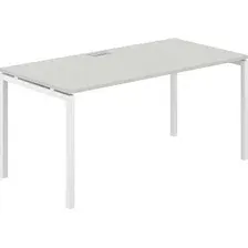 Офисный стол Norden 160х80х75 SG.209.SH.44.WH (белый/серый бархат)