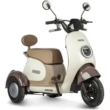 Электроскутер Rutrike Gelbert Ogma (белый/коричневый)