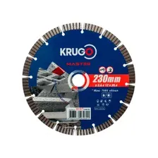 Круг алмазный по ж/бетону Krugo Master 23025,4 мм, турбосегментный