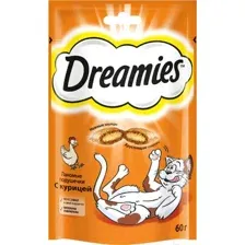 Лакомство для кошек Dreamies С курицей (60г)
