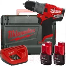 Аккумуляторная дрель-шуруповерт Milwaukee M12 FPDX-202X / 4933464136