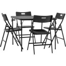Комплект складной мебели Stool Group YX-ZFP86 (черный)
