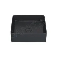 Умывальник Iddis Slide SLIBM01i27 (36х36 / черный матовый)