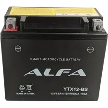 Мотоциклетный аккумулятор ALFA YTX12-BS (12 А·ч)