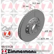 Тормозной диск Zimmermann 100123120