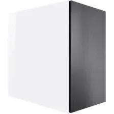 Шкаф распашной Metaldesign MD Color 615.01.11 (черный/белый)